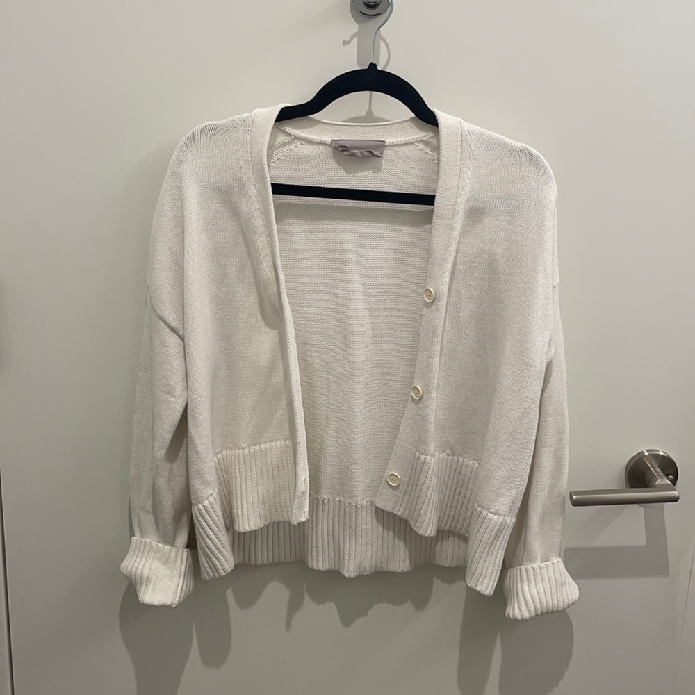 Everlane square boxy cardigan size xs
